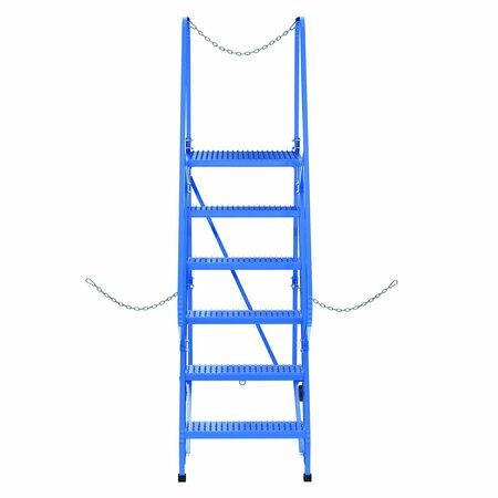 Vestil 90 H Steel 6 Steps LAD-STAL-6-G